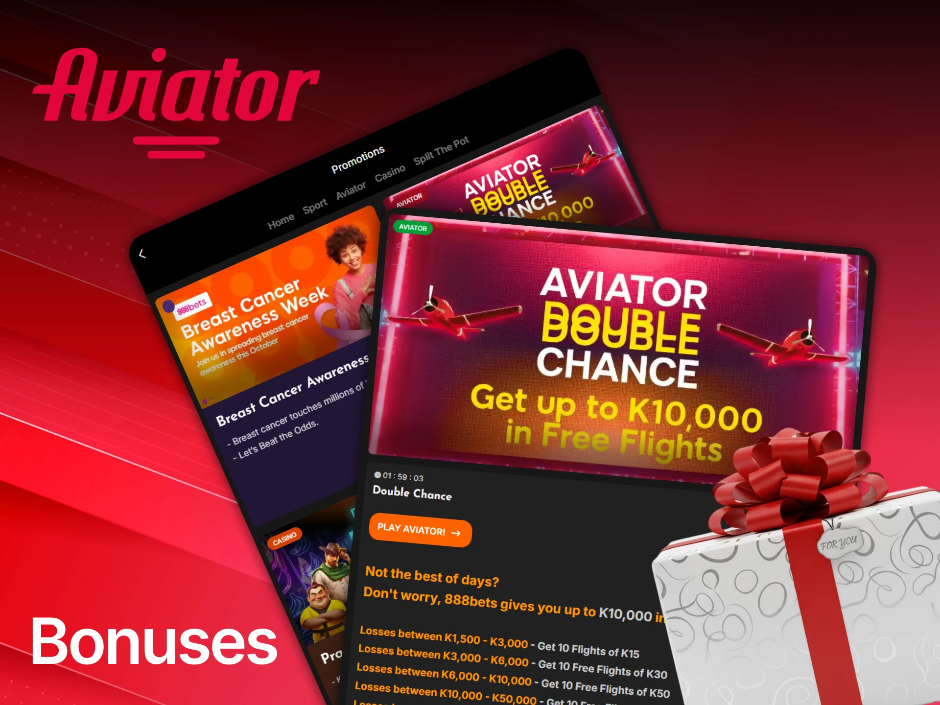 Claim great bonuses at 888bets to boost your gameplay at Aviator.