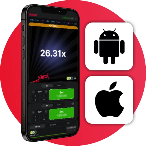 Play Aviator anywhere using the optimized mobile version or app.