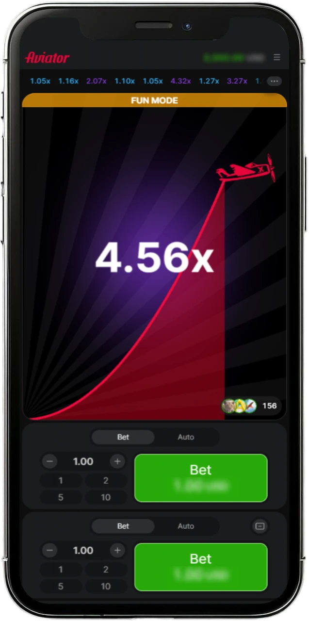 Play in Aviator and win big.