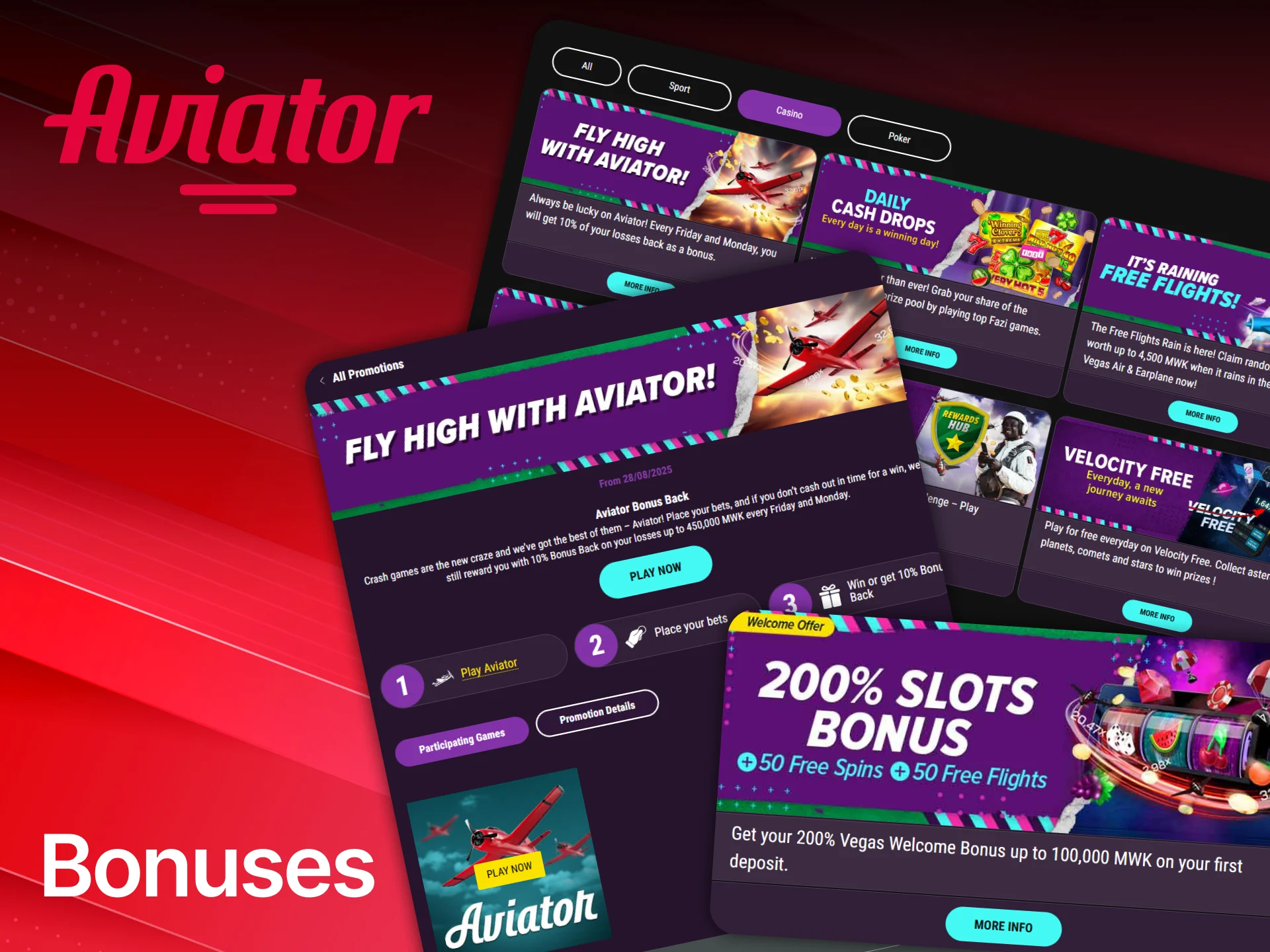 Check bonuses available for the Premier Bet app to maximize your deposit for Aviator.