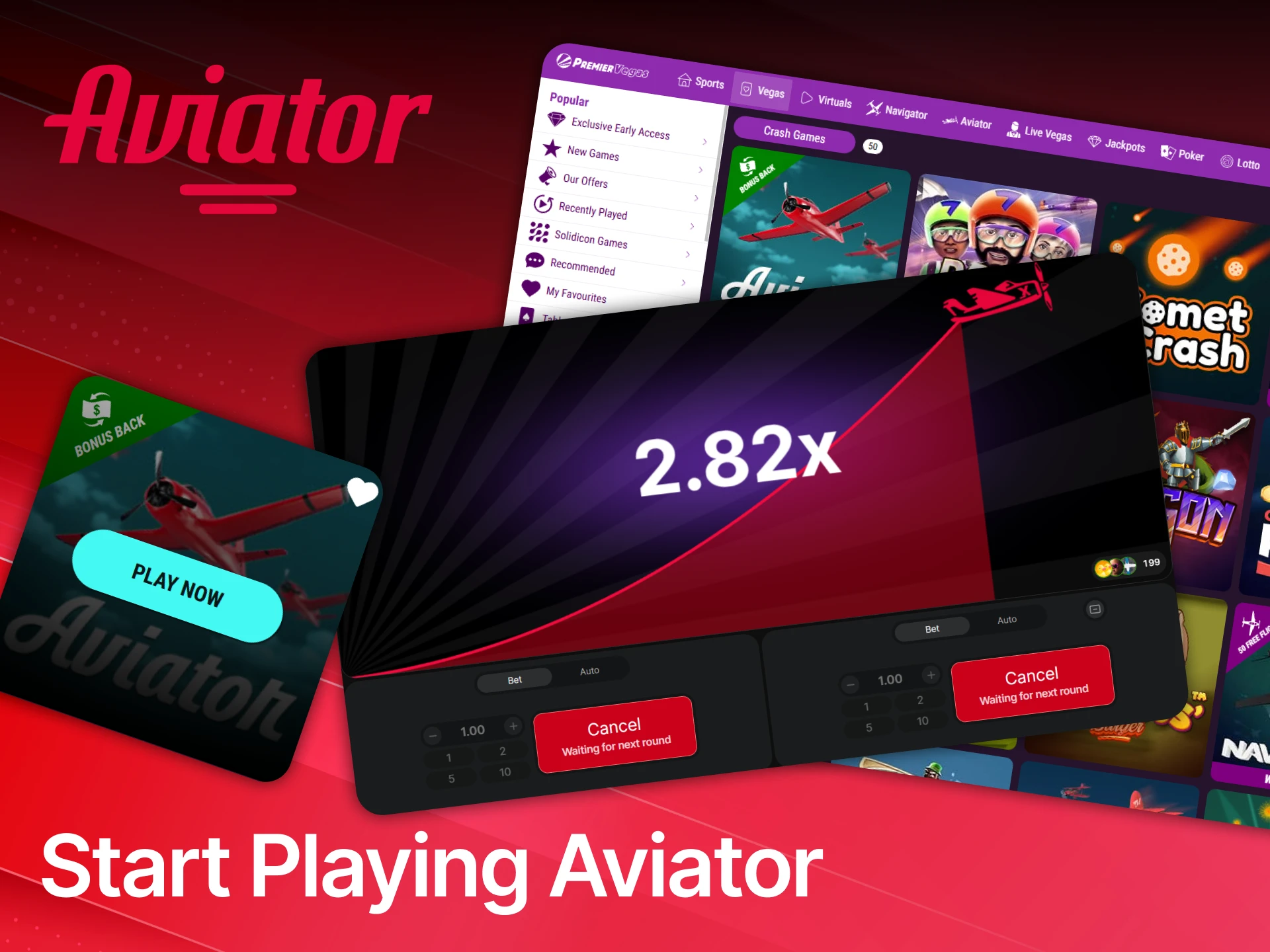 Find the quick steps on how to start playing Aviator on Premier Bet.